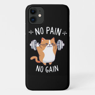 Capa Para iPhone 11 Vamos Construir Músculo! Hora do Ginásio!