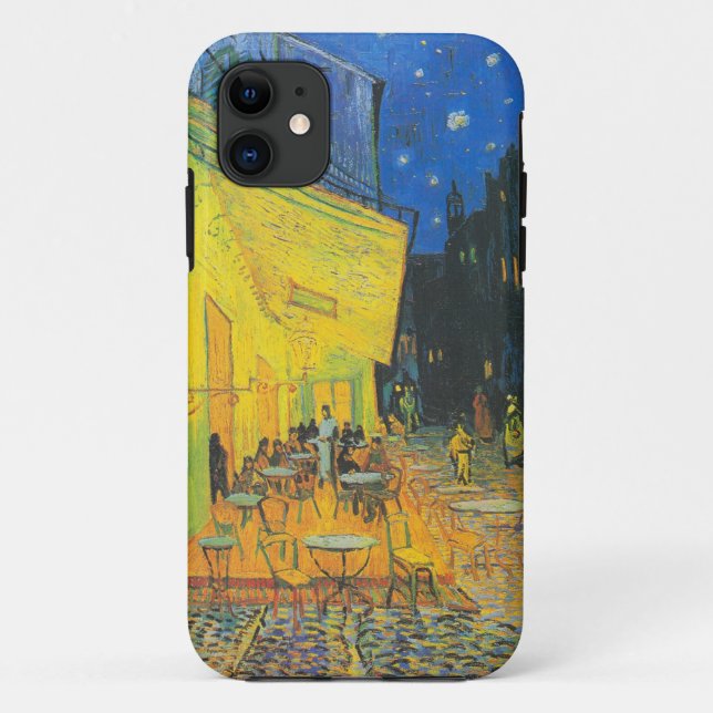 Capa Para iPhone 11 Van Gogh Cafe Terrace Street Scene (Verso)