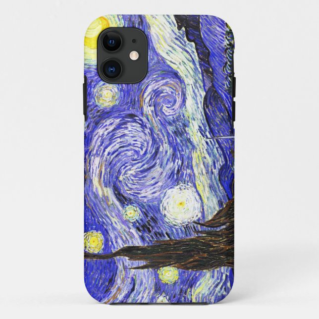 Capa Para iPhone 11 Van Gogh Starry Night (Verso)