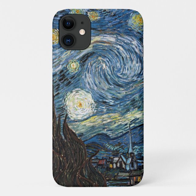 Capa Para iPhone 11 Van Gogh Starry Night (Verso)