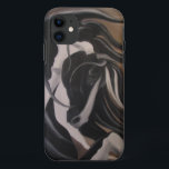 Capa Para iPhone 11 Vanner aciganado<br><div class="desc">Design aciganado de Vanner em um fundo marrom.  O cavalo amado do funileiro,  o Vanner aciganado é todos favorito!</div>