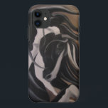 Capa Para iPhone 11 Vanner aciganado<br><div class="desc">Design aciganado de Vanner em um fundo marrom.  O cavalo amado do funileiro,  o Vanner aciganado é todos favorito!</div>