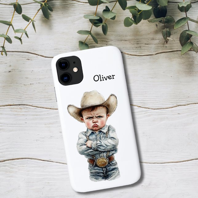 Capa Para iPhone 11 Vaqueiro Mal-Humorado (Criador carregado)
