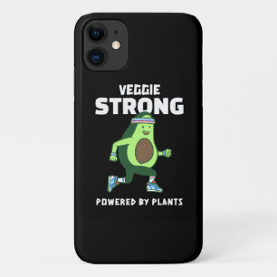 Capa Para iPhone 11 Veggie Strong, Alimentado por plantas