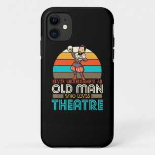 Capa Para iPhone 11 Velho Que Ama Teatro