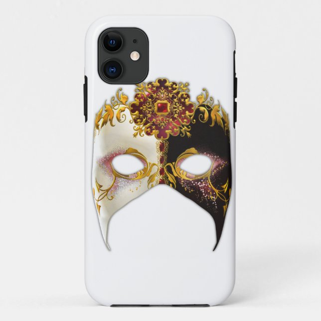 Capa Para iPhone 11 Venetian Masque: Caso Ruby Jewel iPhone 5 (Verso)