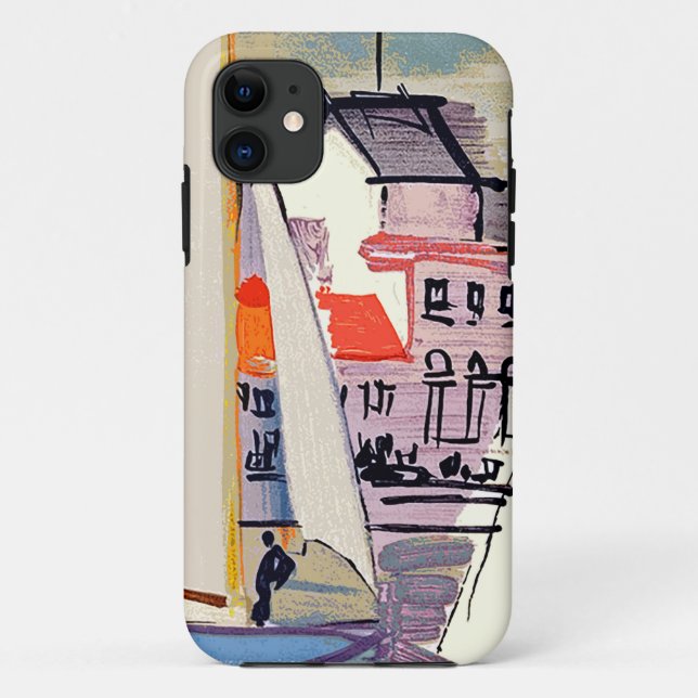 Capa Para iPhone 11 Venice Raoul Dufy iPhone / iPad case (Verso)
