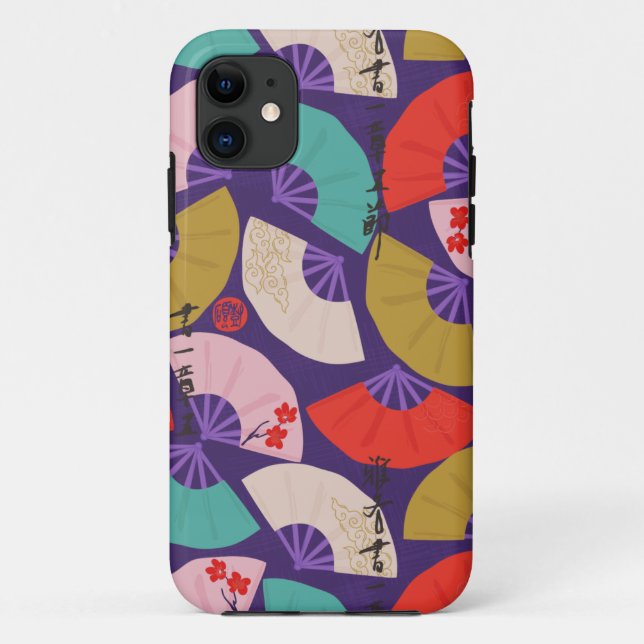 Capa Para iPhone 11 Ventiladores do Japão (Verso)