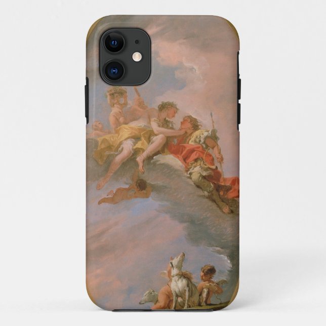 Capa Para iPhone 11 Venus e Adonis (óleo em canvas) (Verso)