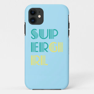 Capa Para iPhone 11 Verde e amarelo de Supergirl