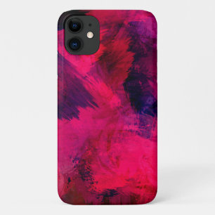 Capa Para iPhone 11 Vermelho escuro e roxo - Abstrato
