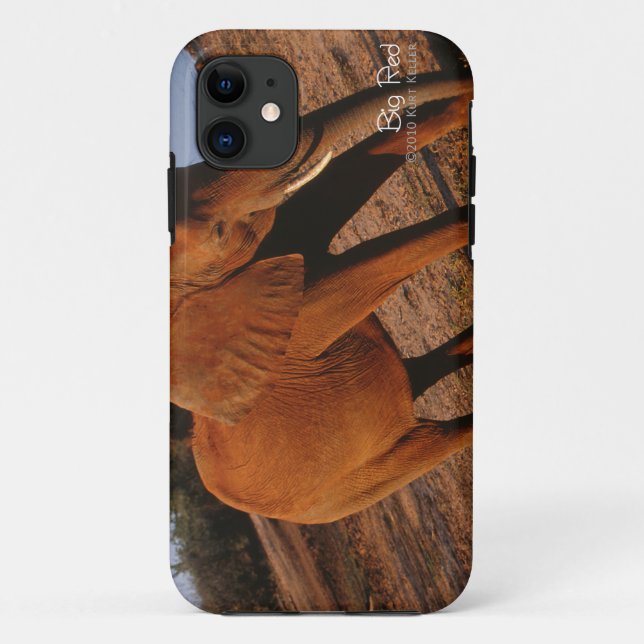 Capa Para iPhone 11 Vermelho Grande (Verso)