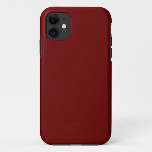Capa Para iPhone 11 Vermelho sangue (cor sólida)  