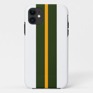 Capa Para iPhone 11 Vertical Escuro - Cordilheiras Amarelas Verticais