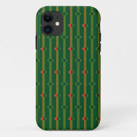 Vertical Zigzag Lines Green Digital Paper-72729