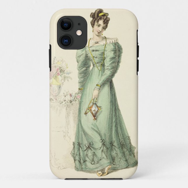 Capa Para iPhone 11 Vestido de manhã, placa de forma do Repo de (Verso)
