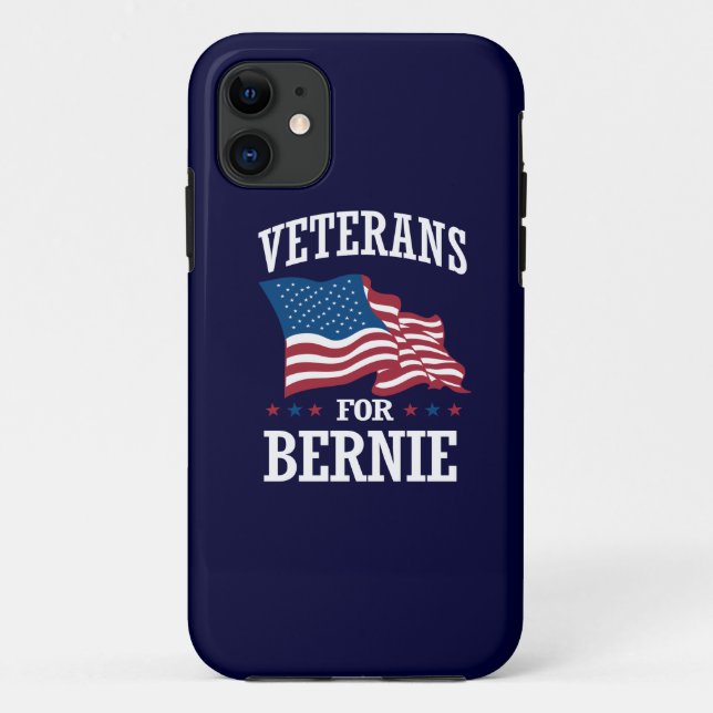 CAPA PARA iPhone 11 VETERANOS PARA MÁQUINAS DE LIXAR DE BERNIE (Verso)