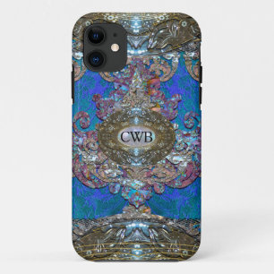 Capa Para iPhone 11 Veyla Joy II Monograma Elegante Barroco