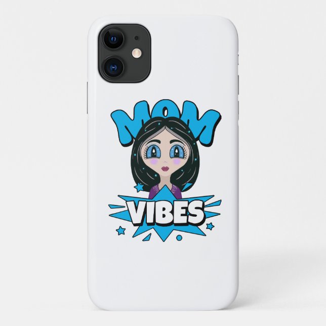 Capa Para iPhone 11 Vibrações de Mãe (Verso)