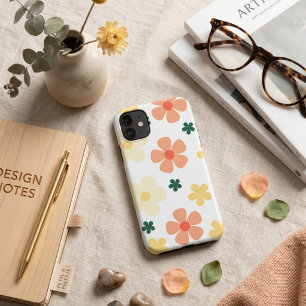 Capa Para iPhone 11 Vibrações florais botânicas 