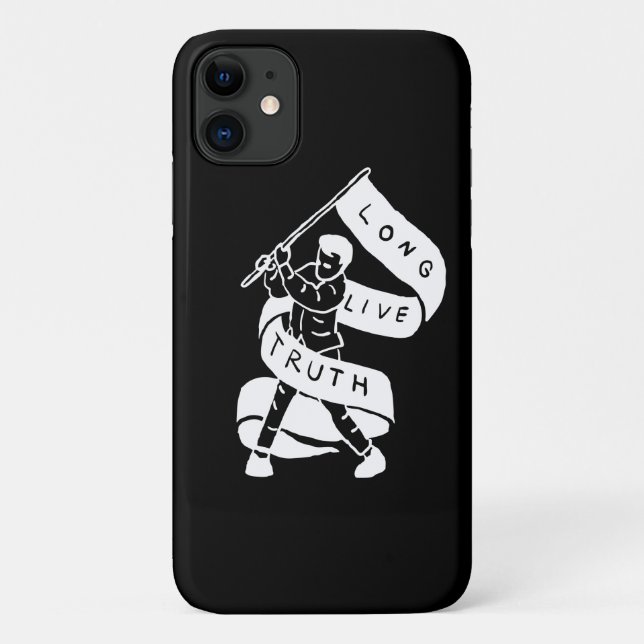 Capa Para iPhone 11 Vida longa à verdade (Verso)