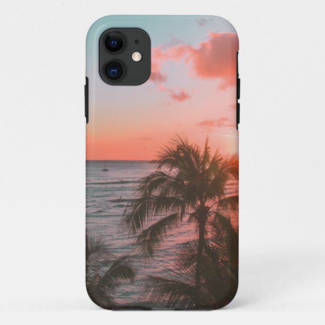 Capa Para iPhone 11 Vida no Mar bonito (Verso)