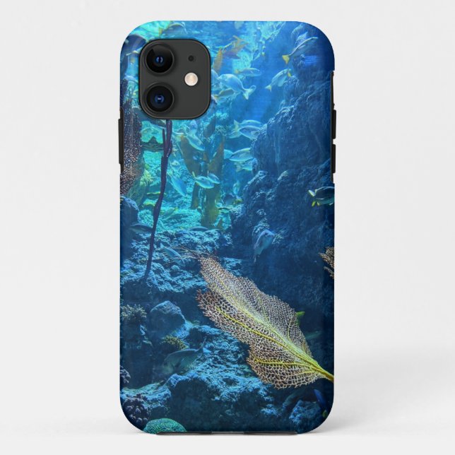 Capa Para iPhone 11 Vida no Mar bonito (Verso)