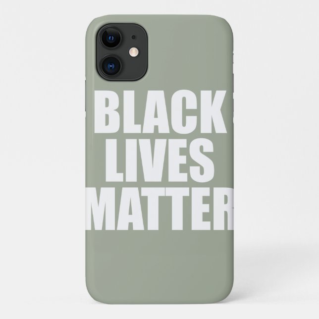 Capa Para iPhone 11 Vidas Negras Importam (Verso)