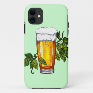 Capa Para iPhone 11 Vidro & saltos de cerveja