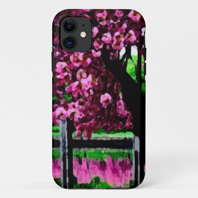 Capa Para iPhone 11 View to garden huile_iphone5 (Verso)