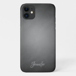 Capa Para iPhone 11 Vignette de quadro negro personalizado