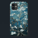 Capa Para iPhone 11 Vincent Van Gogh Almond Blossoms Dark Teal<br><div class="desc">Artista: Vincent Van Gogh Título: Almond Blossoms mudou de cor</div>