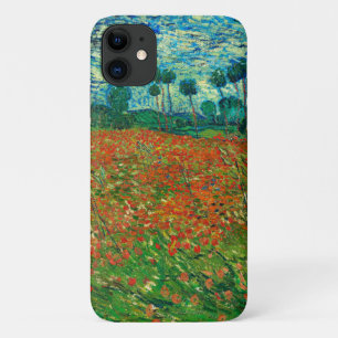 Capa Para iPhone 11 Vincent Van Gogh Poppy Campo de Belas Arte