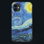 Capa Para iPhone 11 Vincent van Gogh Starry Night<br><div class="desc">Esta imagem é o óleo na pintura de canvas "The Starry Night" feito em 1889 pelo artista poste-impressionista holandês Vincent Willem van Gogh (1853-1890). É uma vista noturna da aldeia de Santo-Remy,  vista pela janela do seu quarto no sanatório. É a nossa Série de Belas Artes nº 20.</div>