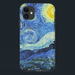 Capa Para iPhone 11 Vincent van Gogh Starry Night<br><div class="desc">Esta imagem é o óleo na pintura de canvas "The Starry Night" feito em 1889 pelo artista poste-impressionista holandês Vincent Willem van Gogh (1853-1890). É uma vista noturna da aldeia de Santo-Remy,  vista pela janela do seu quarto no sanatório. É a nossa Série de Belas Artes nº 20.</div>
