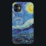Capa Para iPhone 11 Vincent Van Gogh Starry Night Vintage<br><div class="desc">Capa de telefone De Belas Artes De Vincent Van Gogh Starry Night</div>