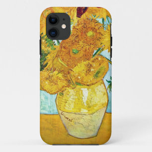 Capa Para iPhone 11 Vincent van Gogh - vaso com 12 girassóis iPhone5