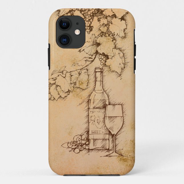 Capa Para iPhone 11 Vinho (Verso)
