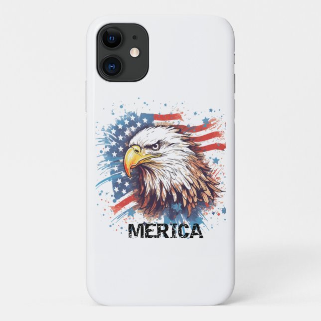Capa Para iPhone 11 Vintage American Eagle (Verso)