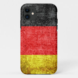 Capa Para iPhone 11 Vintage da bandeira de Alemanha