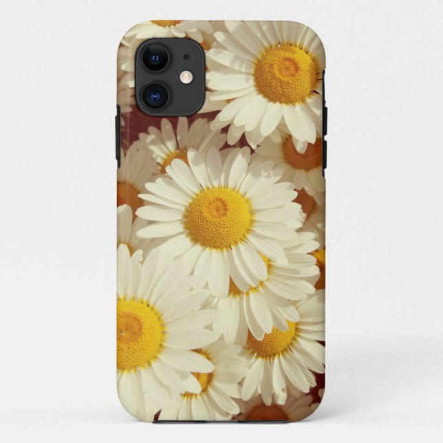Capa Para iPhone 11 Vintage daisies (Verso)