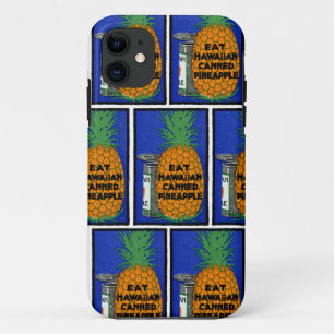 Capa Para iPhone 11 Vintage Hawaiian Pineapple