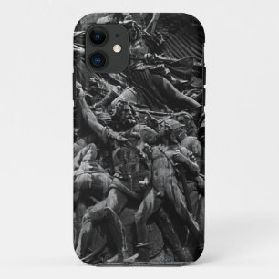 Capa Para iPhone 11 Vintage Paris triunfal arca marseillaise rude