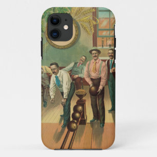Capa Para iPhone 11 Vintage pista de bowling #191 2 de maio de 1894