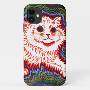 Capa Para iPhone 11 Vintage Psychedelic Cat por Louis Wain