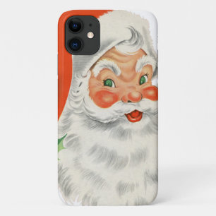 Capa Para iPhone 11 Vintage Retro Santa Claus