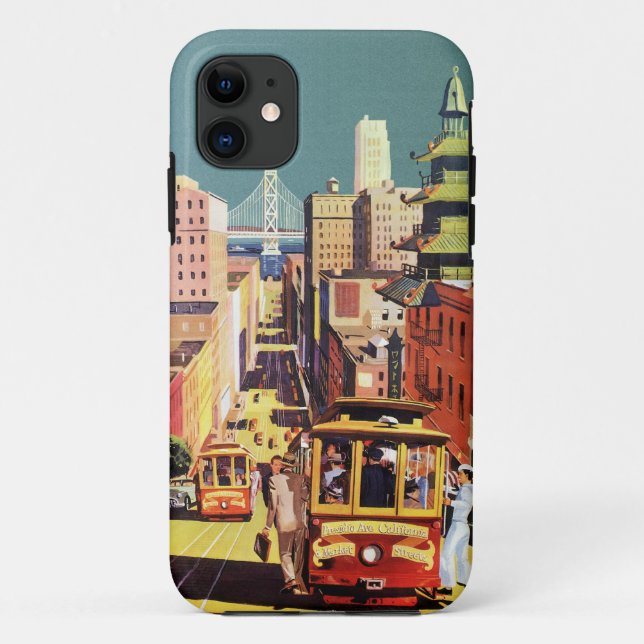Capa Para iPhone 11 Vintage San Francisco (Verso)
