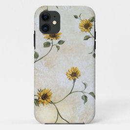 Capa Para iPhone 11 Vintage Sunflower