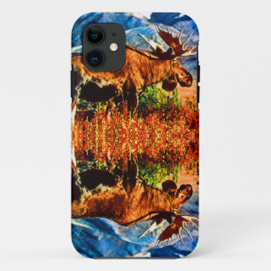 Capa Para iPhone 11 Vintage USA Mose-boi do Alasca