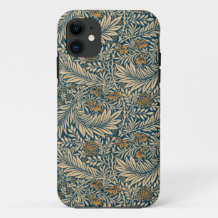 Capa Para iPhone 11 Vintage William Morris Larkspur Pattern